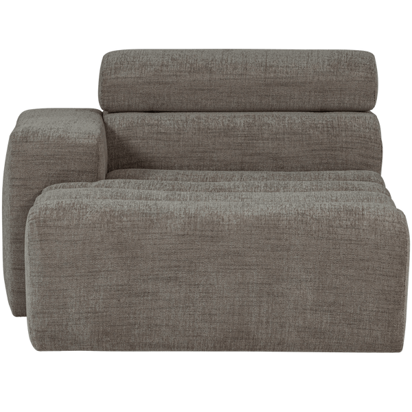 NOVI CHAISE LONGUE ELEMENT ARM LINKS GRIJS MELANGE
