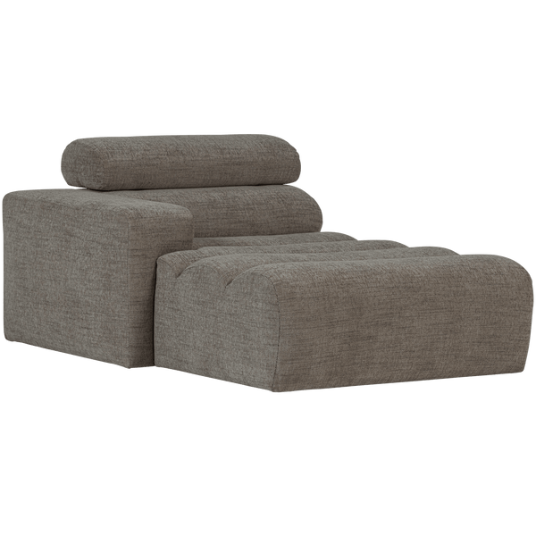 NOVI CHAISE LONGUE ELEMENT ARM LINKS GRIJS MELANGE