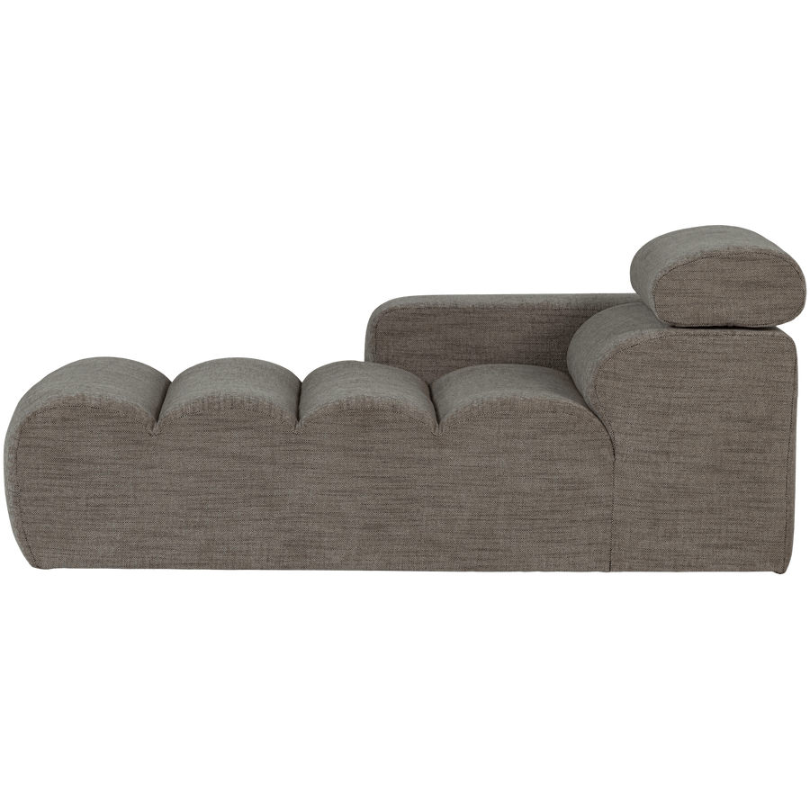 NOVI CHAISE LONGUE ELEMENT ARM LINKS GRIJS MELANGE