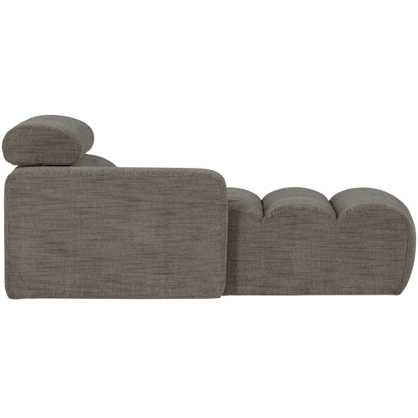 NOVI CHAISE LONGUE ELEMENT ARM LINKS GRIJS MELANGE