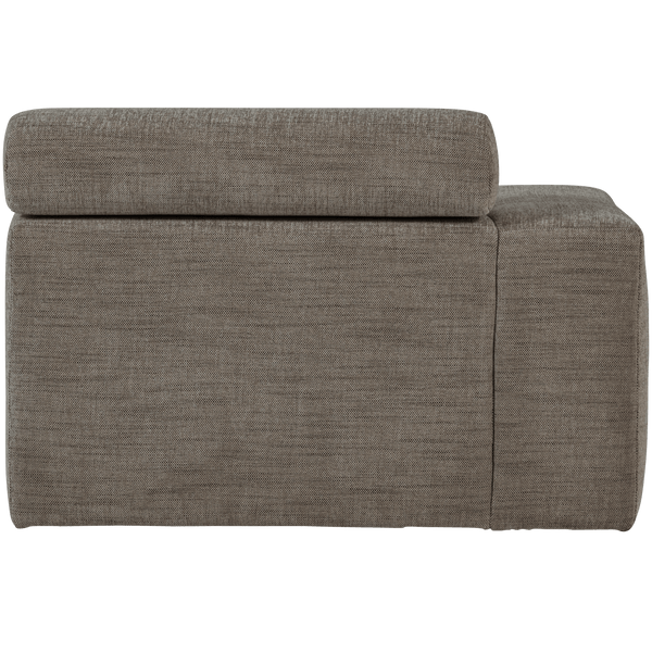 NOVI CHAISE LONGUE ELEMENT ARM LINKS GRIJS MELANGE