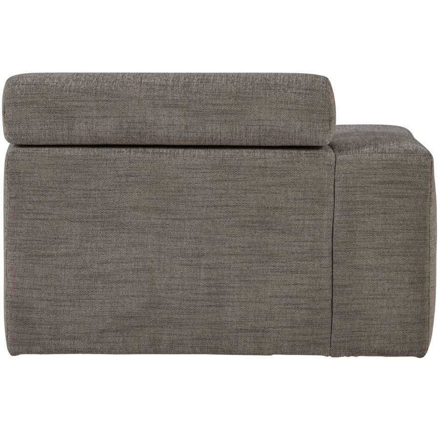 NOVI CHAISE LONGUE ELEMENT ARM LINKS GRIJS MELANGE