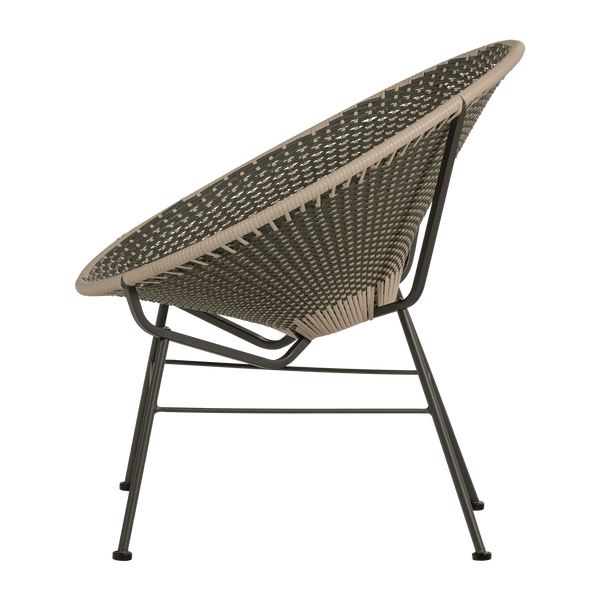 KAZOUN TUIN LOUNGESTOEL WICKER GROEN