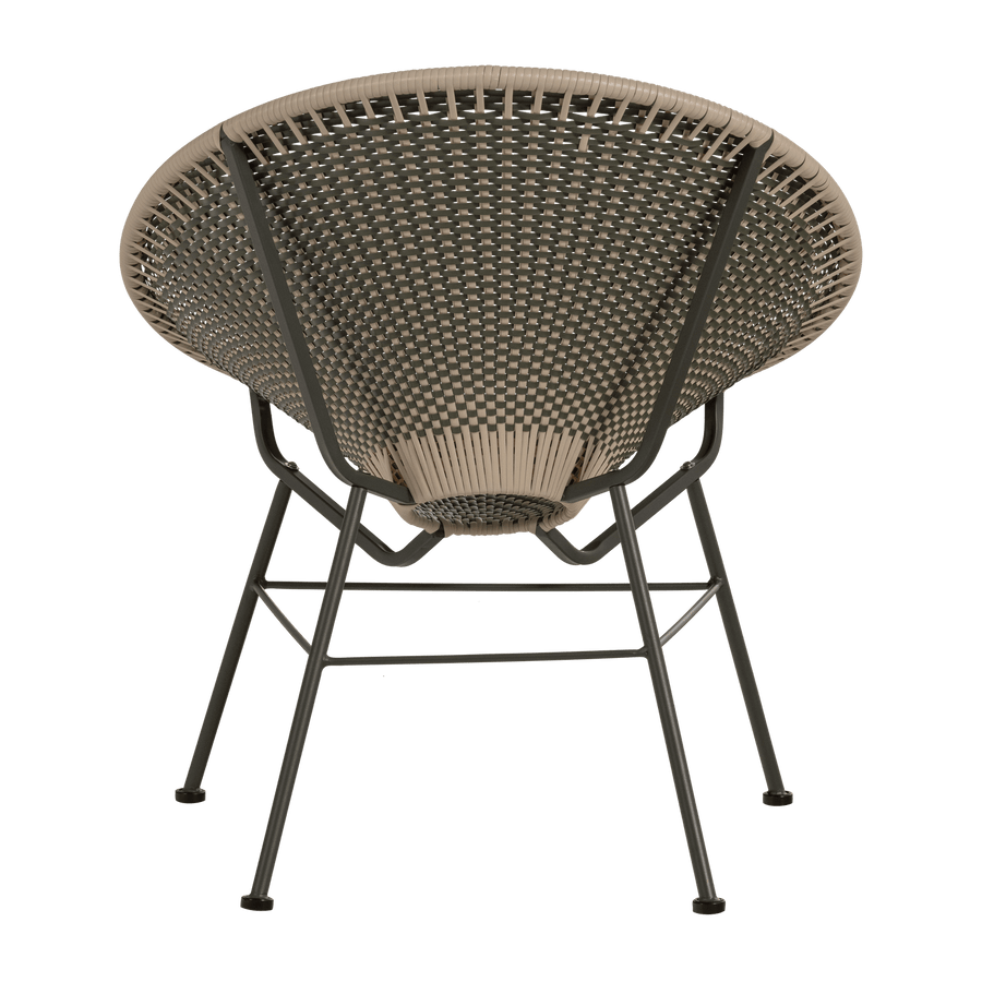 KAZOUN TUIN LOUNGESTOEL WICKER GROEN