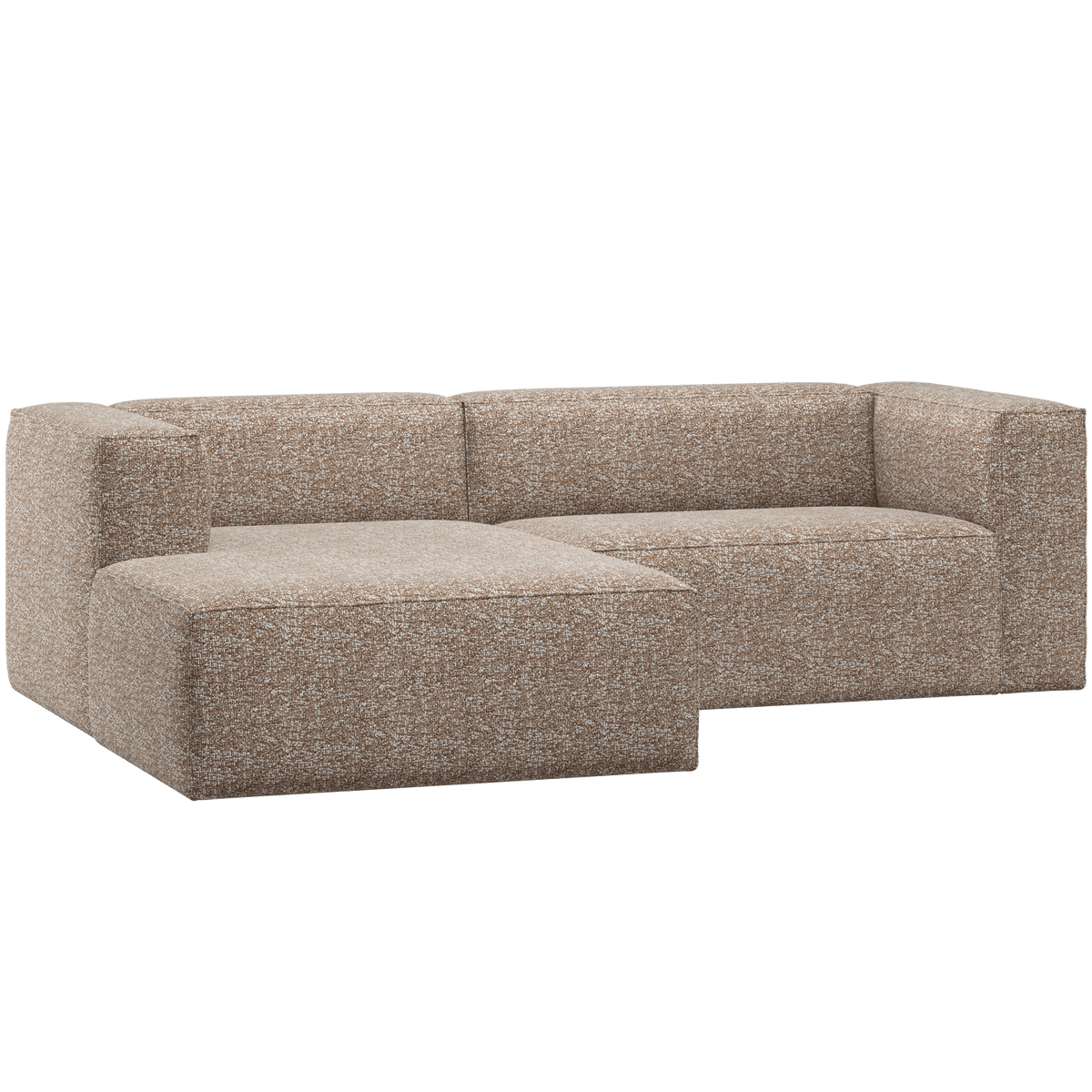 BEAN CHAISE LONGUE BANK LINKS LICHTBRUIN MELANGE