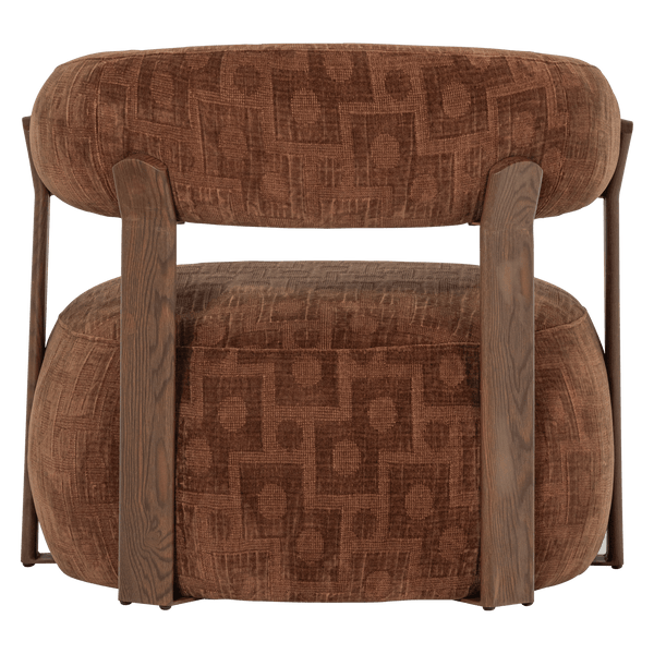 FOON FAUTEUIL 3D STRUCTUURSTOF BRUIN [fsc]