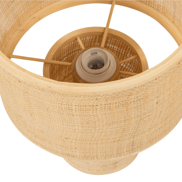 SYRO TAFELLAMP RAFFIA NATUREL 38XO28 CM