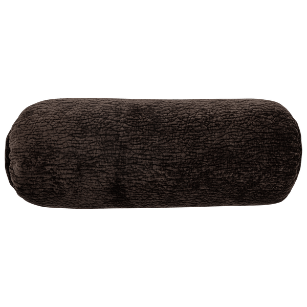 BAGGY ROLKUSSEN 50XO23 CM 3D CHENILLE DONKERBRUIN