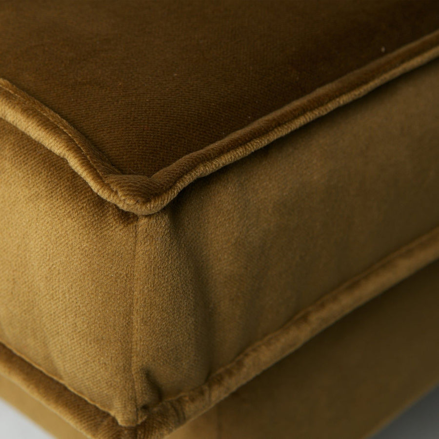 RODEO DAYBED LINKS VELVET HONINGGEEL