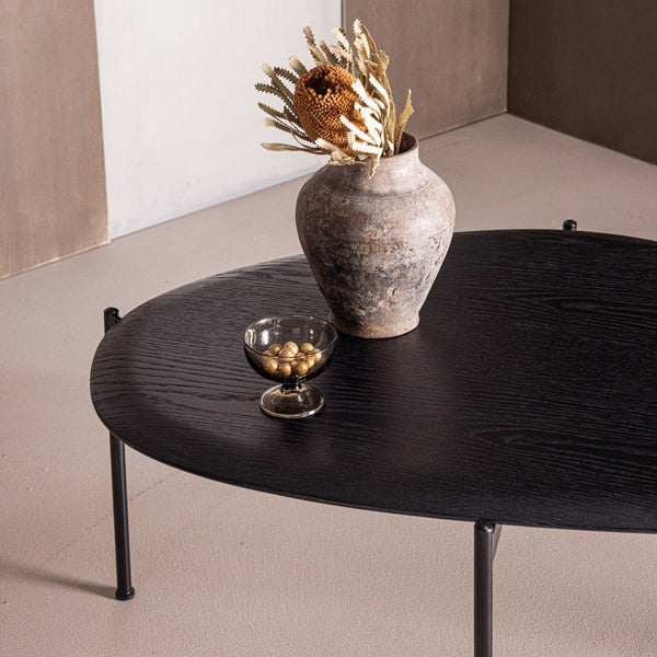 KOTA SALONTAFEL 36X92X68 CM MDF/FINEER ZWART