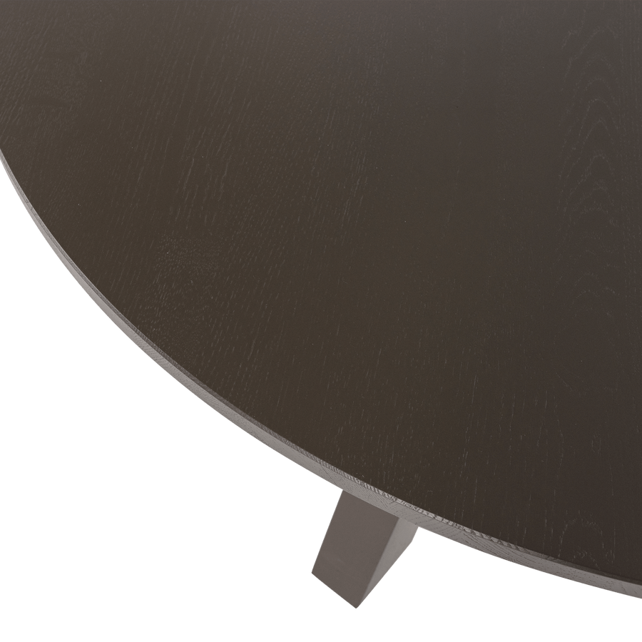 RHONDA EETTAFEL O129 CM EIKEN MIDDENBRUIN [fsc]
