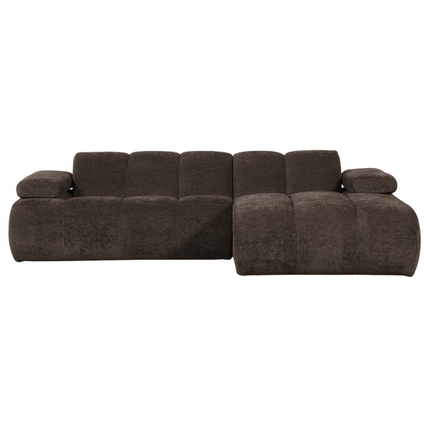 MOJO CHAISE LONGUE BANK RECHTS RIBSTOF BRUIN