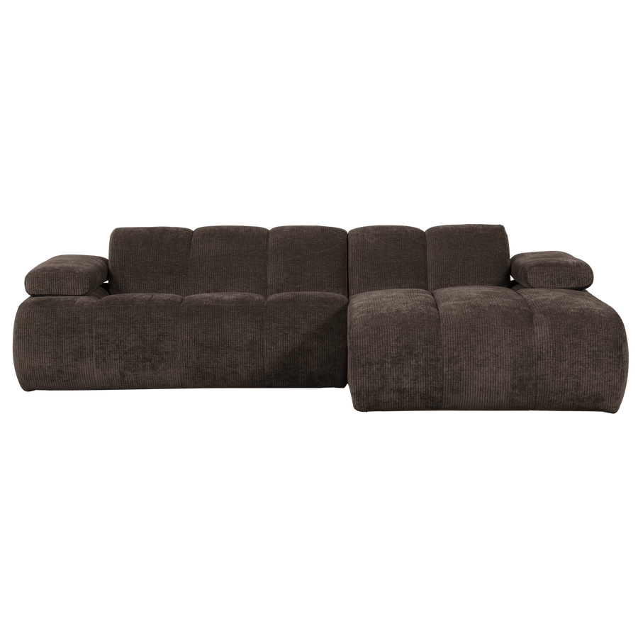 MOJO CHAISE LONGUE BANK RECHTS RIBSTOF BRUIN