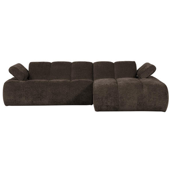 MOJO CHAISE LONGUE BANK RECHTS RIBSTOF BRUIN