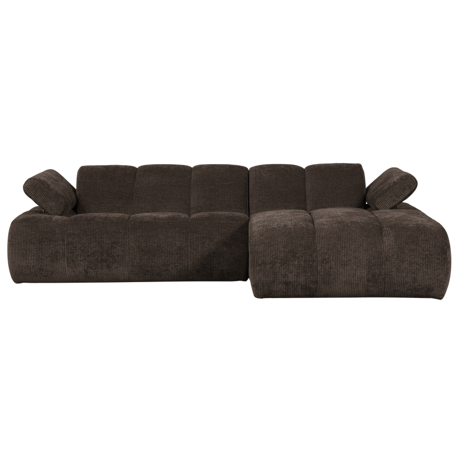 MOJO CHAISE LONGUE BANK RECHTS RIBSTOF BRUIN