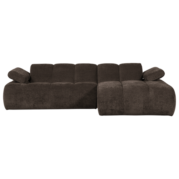 MOJO CHAISE LONGUE BANK RECHTS RIBSTOF BRUIN