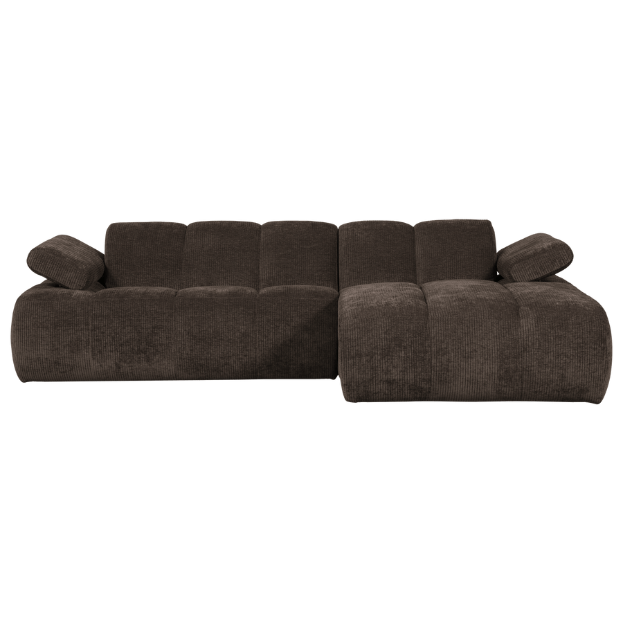 MOJO CHAISE LONGUE BANK RECHTS RIBSTOF BRUIN