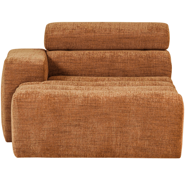 NOVI CHAISE LONGUE ELEMENT ARM LINKS ORANJE MELANGE