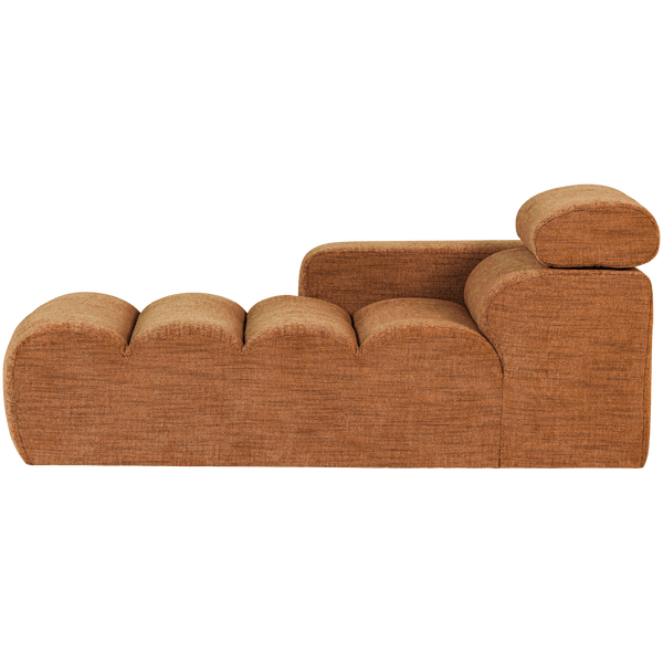NOVI CHAISE LONGUE ELEMENT ARM LINKS ORANJE MELANGE