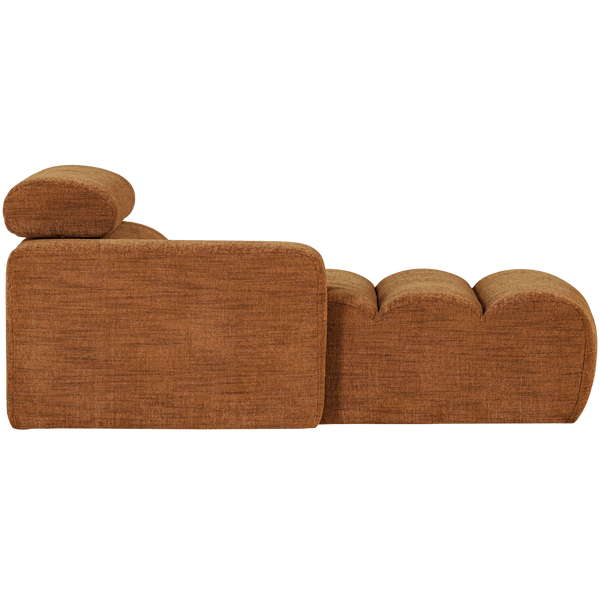 NOVI CHAISE LONGUE ELEMENT ARM LINKS ORANJE MELANGE