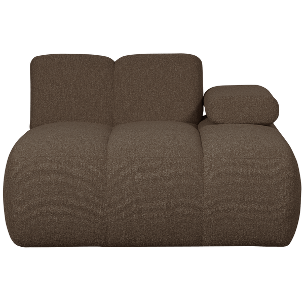 MOJO CHAISE LONGUE ELEMENT RECHTS BOUCLE BRUIN MELANGE