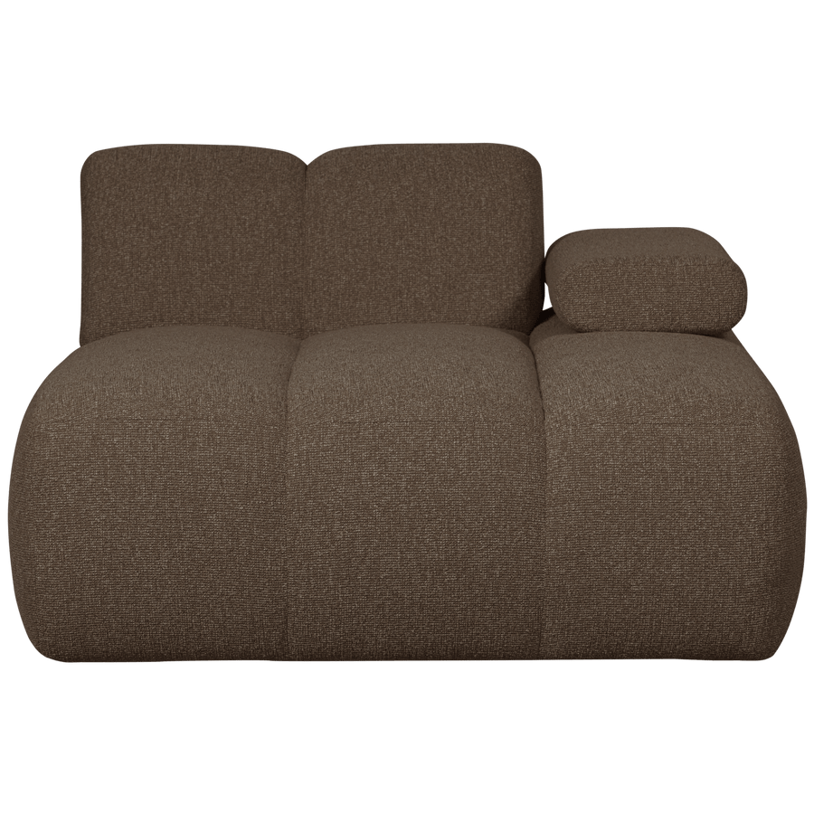MOJO CHAISE LONGUE ELEMENT RECHTS BOUCLE BRUIN MELANGE