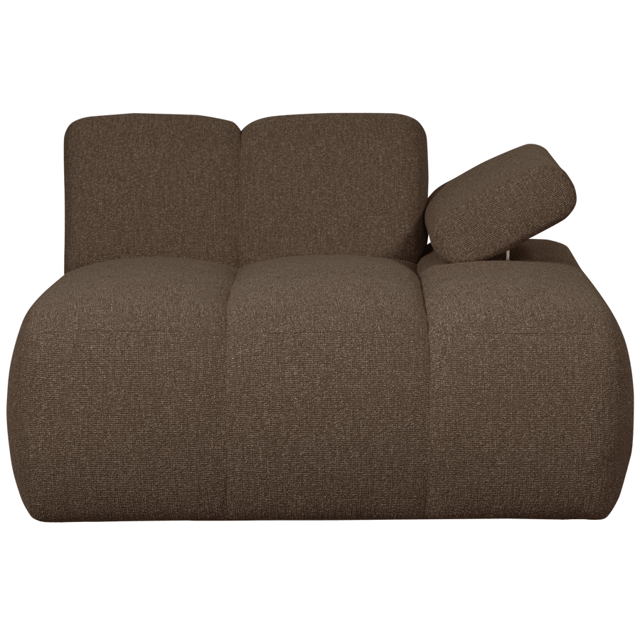 MOJO CHAISE LONGUE ELEMENT RECHTS BOUCLE BRUIN MELANGE