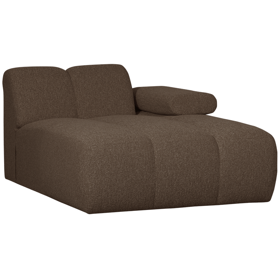 MOJO CHAISE LONGUE ELEMENT RECHTS BOUCLE BRUIN MELANGE