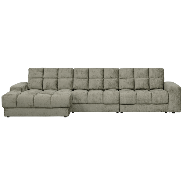 SECOND DATE CHAISE LONGUE LINKS STRUCTURE VELVET FROST