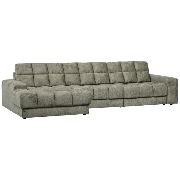 SECOND DATE CHAISE LONGUE LINKS STRUCTURE VELVET FROST