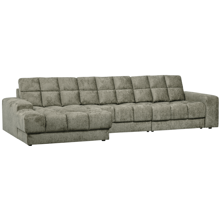 SECOND DATE CHAISE LONGUE LINKS STRUCTURE VELVET FROST