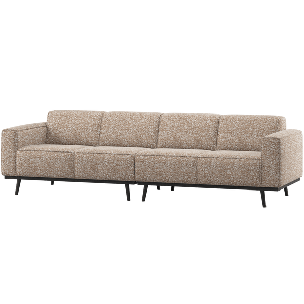 STATEMENT 4-ZITS BANK 280 CM LICHTBRUIN MELANGE