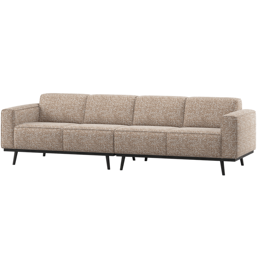 STATEMENT 4-ZITS BANK 280 CM LICHTBRUIN MELANGE