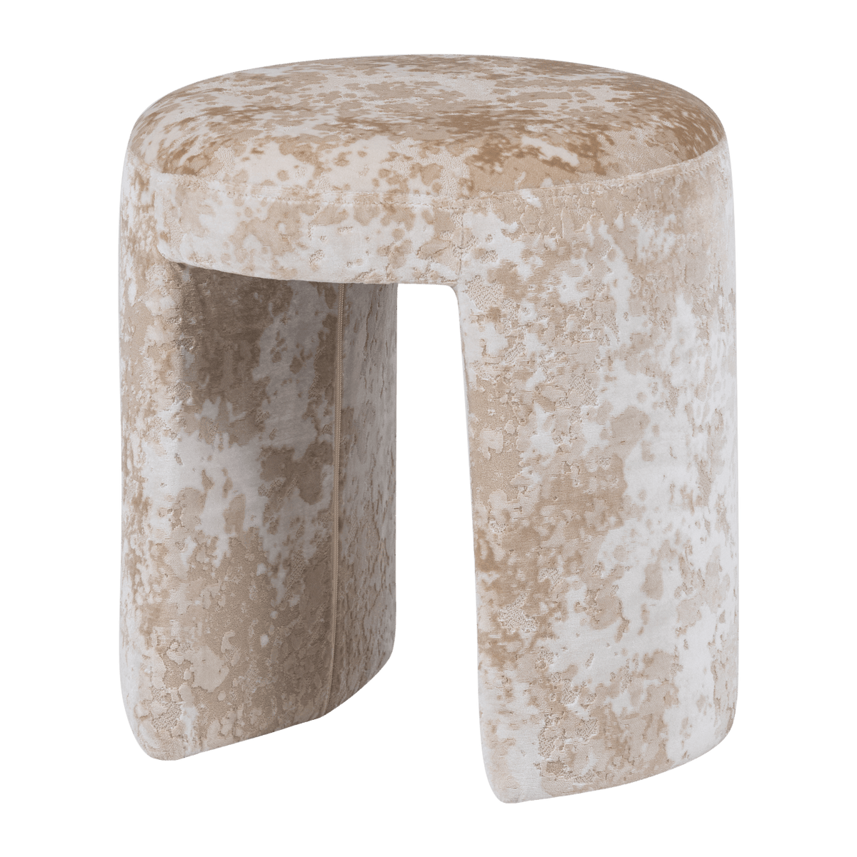 CHARLIE GESTOFFEERDE KRUK STRUCTUUR STOF BEIGE [fsc]