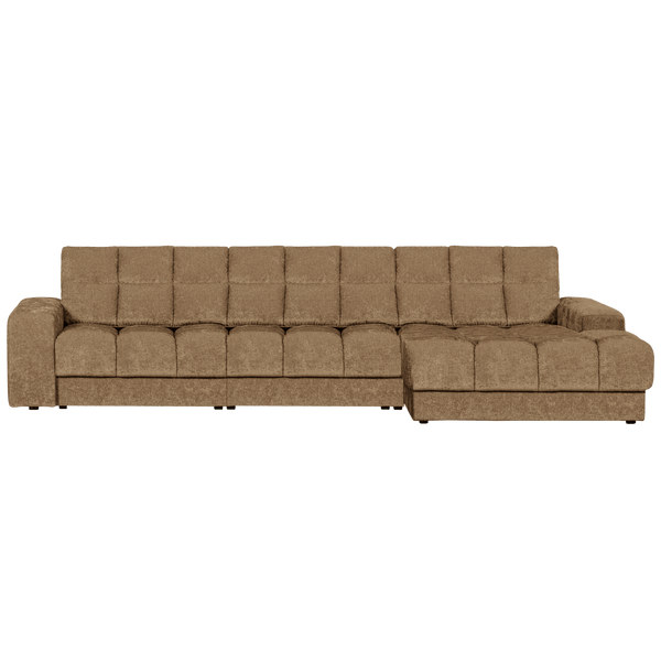 SECOND DATE CHAISE LONGUE RECHTS VELVET ZAND