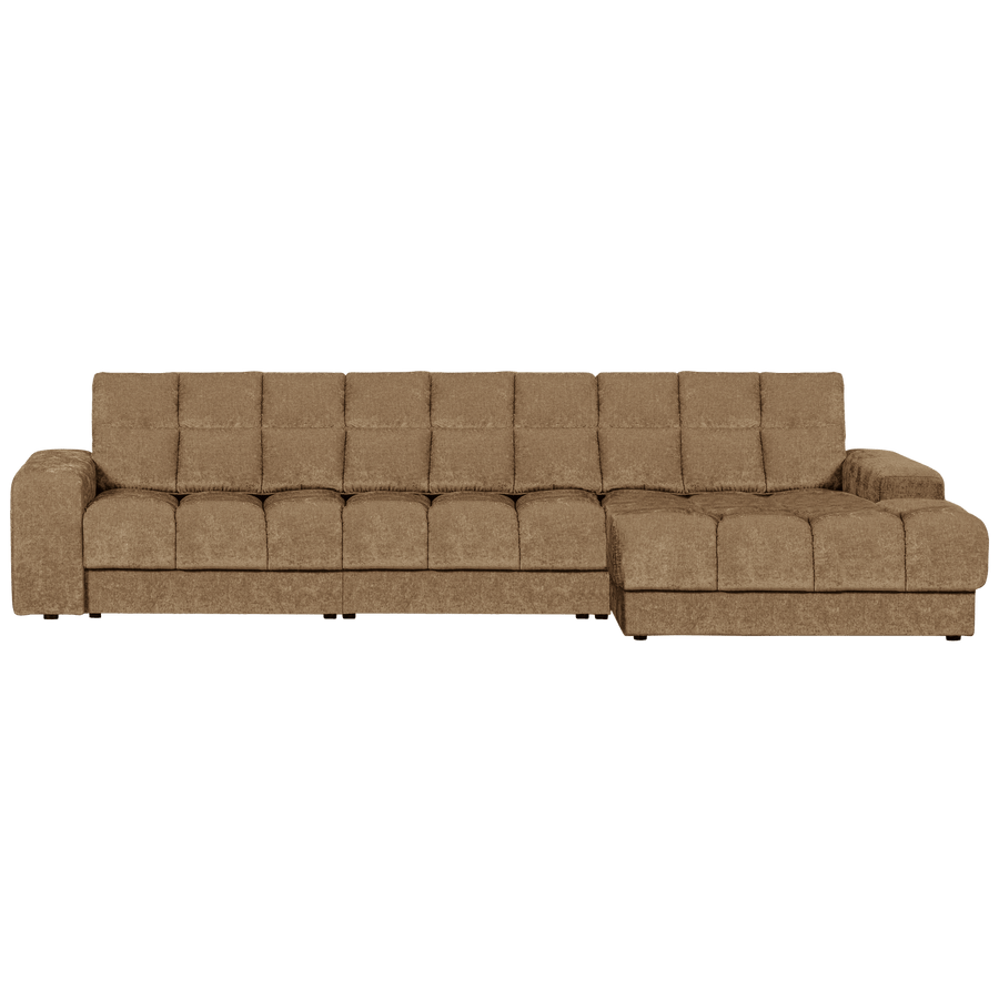 SECOND DATE CHAISE LONGUE RECHTS VELVET ZAND