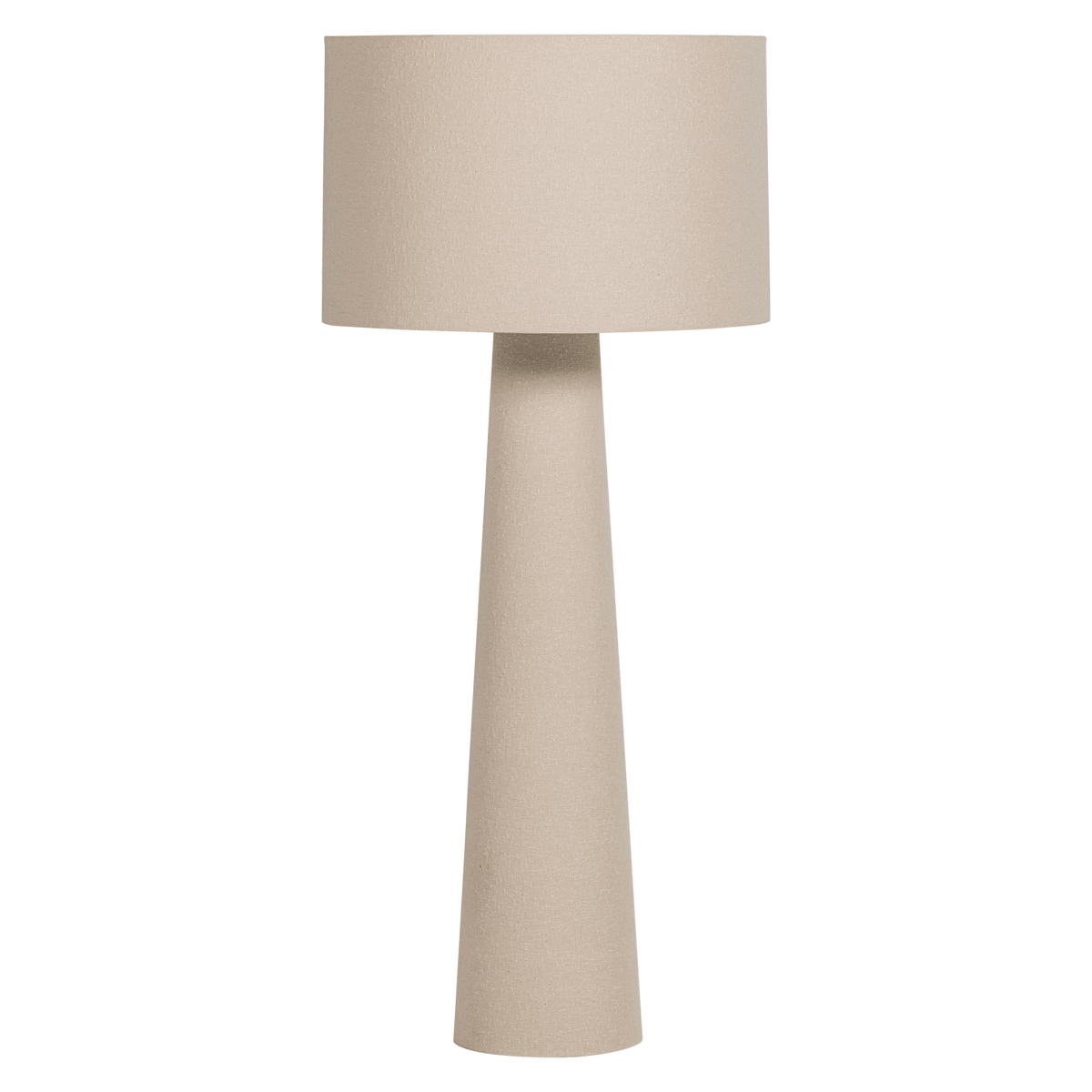 LOFT VLOERLAMP XXL METAAL/BOUCLE NATUREL 160XO70 CM
