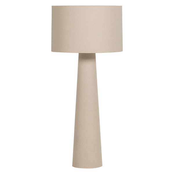 LOFT VLOERLAMP XXL METAAL/BOUCLE NATUREL 160XO70 CM