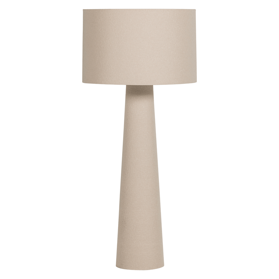 LOFT VLOERLAMP XXL METAAL/BOUCLE NATUREL 160XO70 CM