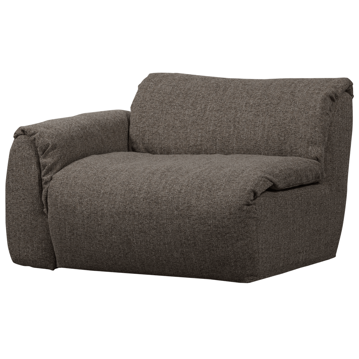 BAGGY 1-ZITS ELEMENT MET ARM LINKS WARMGRIJS MELANGE