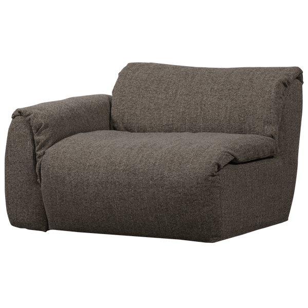 BAGGY 1-ZITS ELEMENT MET ARM LINKS WARMGRIJS MELANGE