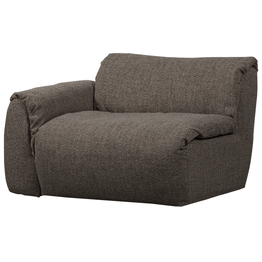 BAGGY 1-ZITS ELEMENT MET ARM LINKS WARMGRIJS MELANGE