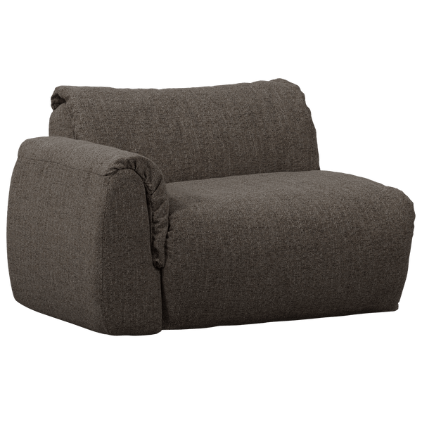 BAGGY 1-ZITS ELEMENT MET ARM LINKS WARMGRIJS MELANGE