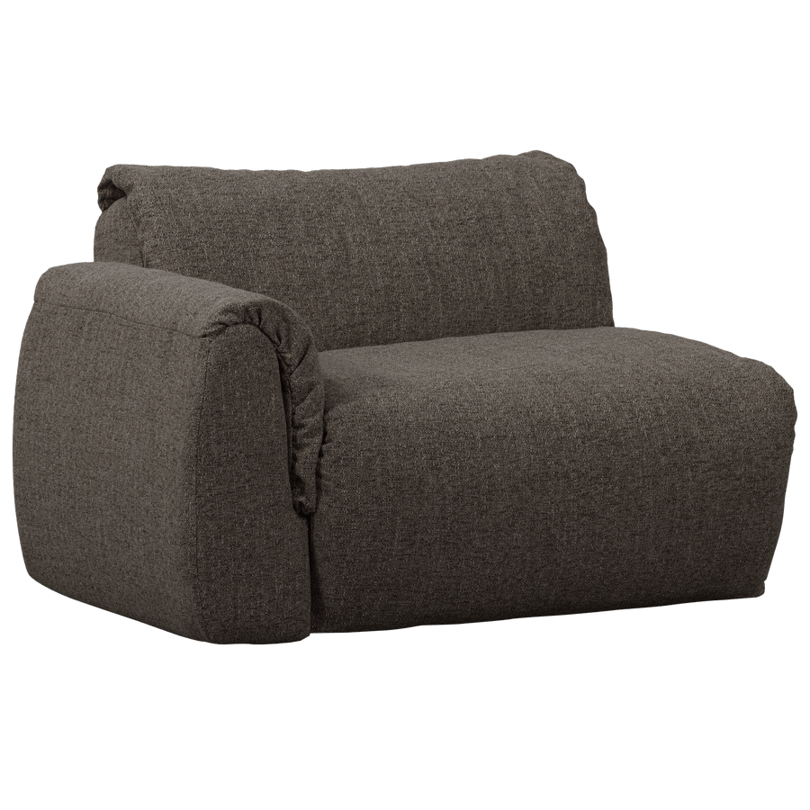 BAGGY 1-ZITS ELEMENT MET ARM LINKS WARMGRIJS MELANGE