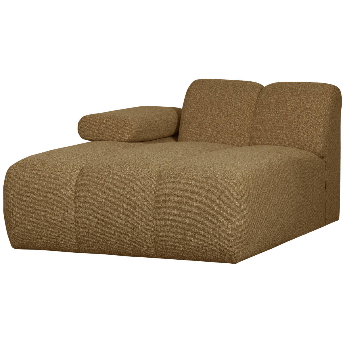 MOJO CHAISE LONGUE ELEMENT LINKS BOUCLE GEEL/BRUIN MELANGE