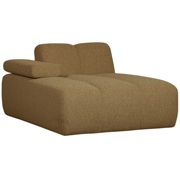 MOJO CHAISE LONGUE ELEMENT LINKS BOUCLE GEEL/BRUIN MELANGE