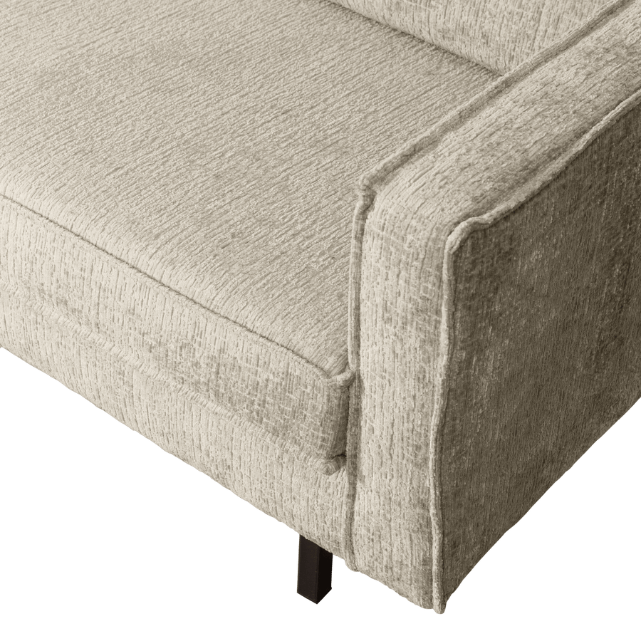 RODEO HOEKBANK LINKS STRUCTURE VELVET WHEATFIELD