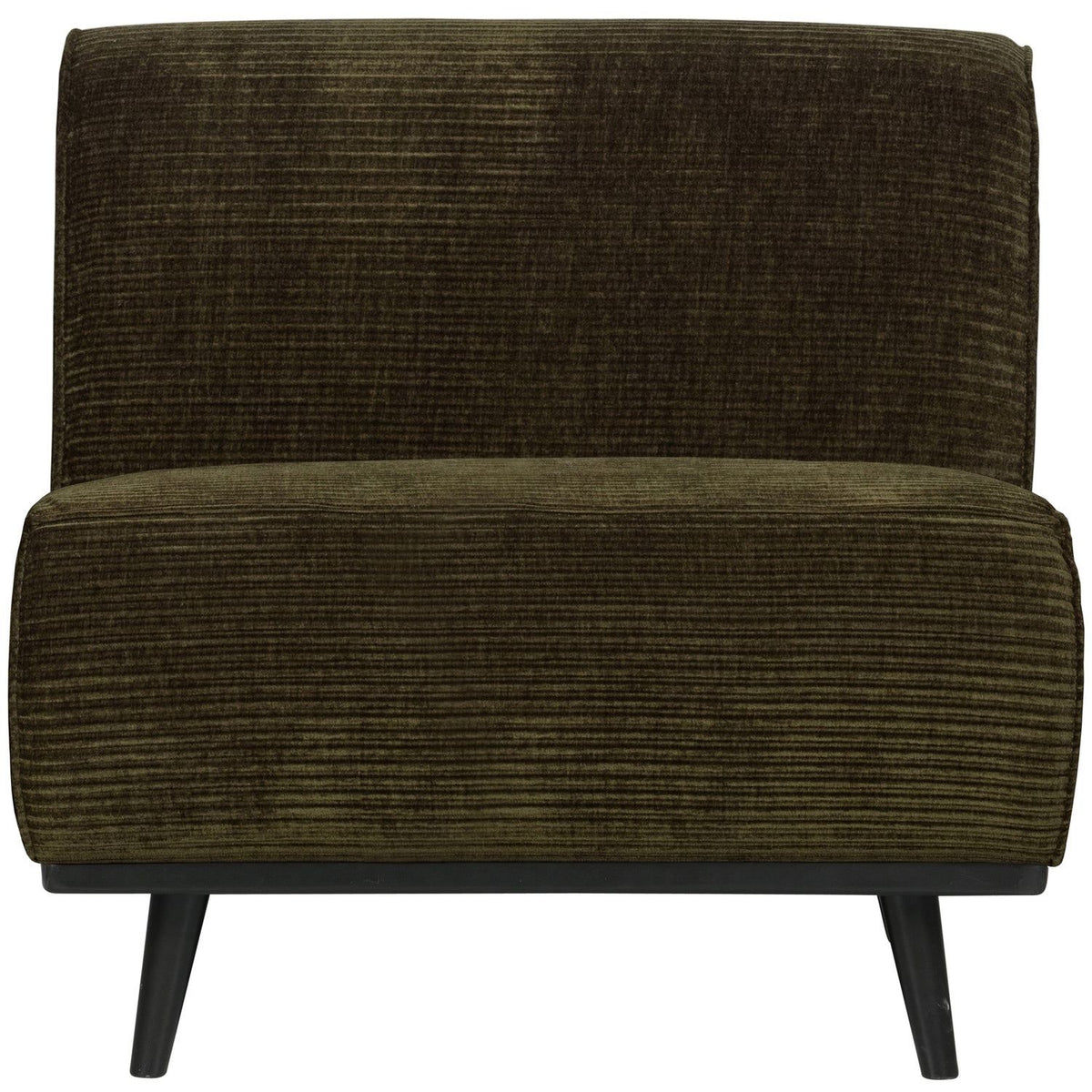 STATEMENT 1-ZITS ELEMENT RIBSTOF WARM GROEN