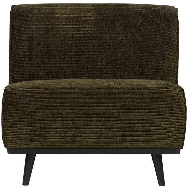 STATEMENT 1-ZITS ELEMENT RIBSTOF WARM GROEN