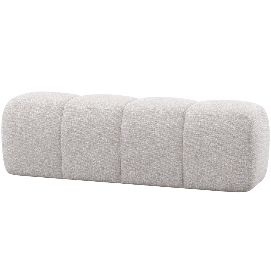 MOJO EETBANK 164 CM BOUCLE ECRU MELANGE